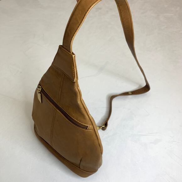 Tignanello Tan Leather Sling Bag - Picture 6 of 15